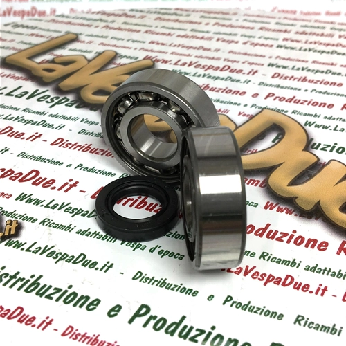 Bearing and Oil Seal Kit for Crankshaft Overhaul on PIAGGIO CIAO BRAVO BOXER SI GRILLO BOSS Mopeds
