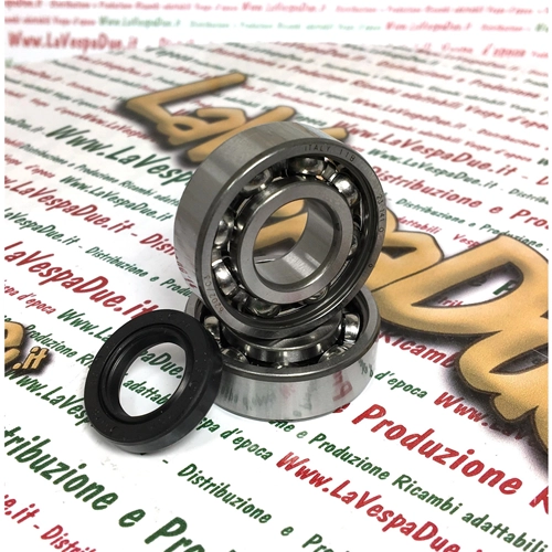 Bearing and Oil Seal Kit for Crankshaft Overhaul on PIAGGIO CIAO BRAVO BOXER SI GRILLO BOSS Mopeds