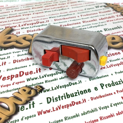 6 Volt Light Switch for VESPA 125 150 VNA VNB VBA VBB SPRINT VELOCE TS GL GT ET3 PRIMAVERA 3 clicks and red buttons