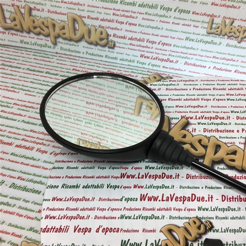Right-Left Rear View Mirror, 105mm diameter, with clamp for PIAGGIO CIAO SI BRAVO GRILLO BOXER