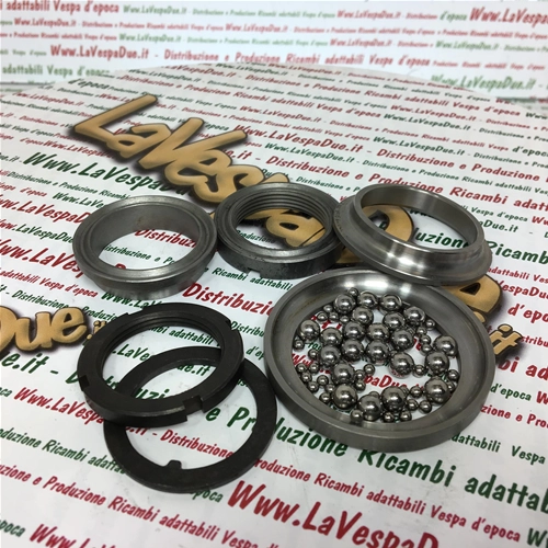 Kit de tapas superior e inferior de la columna de dirección para quinta rueda de VESPA 125 V1T a V15T V30T a V33T U VU1T VM1T VM2T APE A1T a A15T