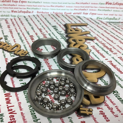 Kit de tapas superior e inferior de la columna de dirección para quinta rueda de VESPA 125 V1T a V15T V30T a V33T U VU1T VM1T VM2T APE A1T a A15T