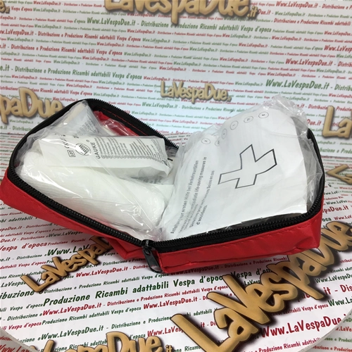 Trousse de premiers secours d'urgence pour moto DIN13167-2014