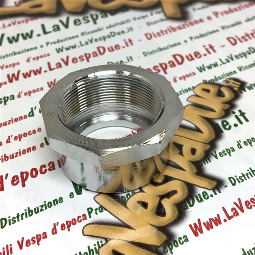Écrou traversant M28 Ø23 pour colonne de direction de fourche avant PIAGGIO 50 SI FL2 MIX BOSS ro 249324