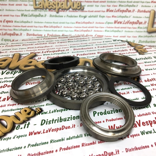 Kit de montaje de quinta rueda con copa de dirección superior e inferior para VESPA 125 VN1T VN2T 150 VL1T VL2T VL3T VB1T GS VS1 VS2 VS3 VS4 VS5