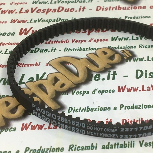 Courroie de distribution Piaggio d'origine pour Vespa LX, Primavera, Sprint 50, Zip Energy, Typhoon et Sfera (1991-2017) - Réf. 286162