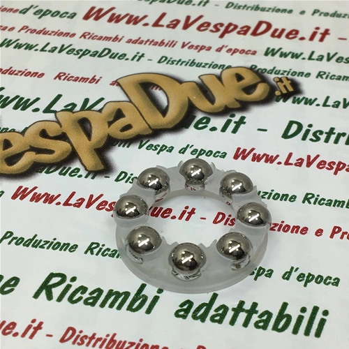 Cage en nylon Ø 32 mm pour capuchon de direction, série pour fourche à rotules 1/4, pour divers cyclomoteurs Piaggio 50