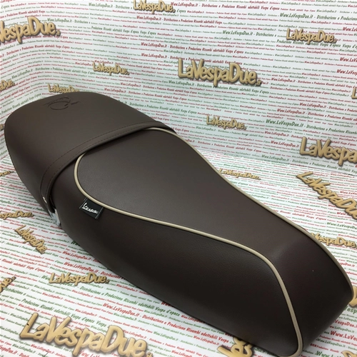 Sillín original Piaggio 70 aniversario, color marrón, para VESPA PX 80 125 150 200 PE LUSSO PX 98 MY ro 1B003671