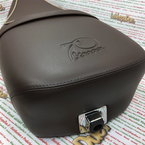 Sillín original Piaggio 70 aniversario, color marrón, para VESPA PX 80 125 150 200 PE LUSSO PX 98 MY ro 1B003671