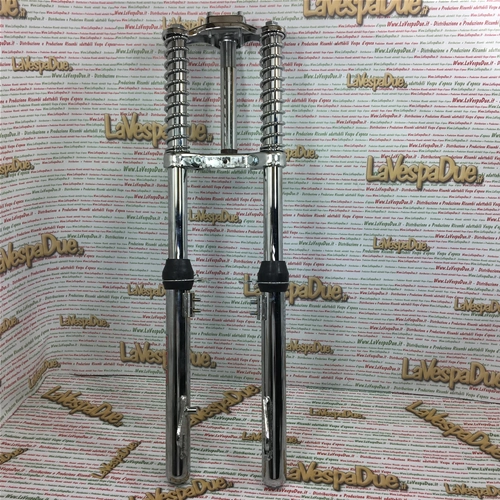 Fourche télescopique chromée pour PIAGGIO 50 CIAO EURO 1 2 MIX TEEN ro 175853 814427, pivot de 25 mm