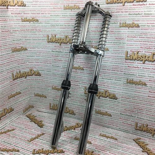 Fourche télescopique chromée pour PIAGGIO 50 CIAO EURO 1 2 MIX TEEN ro 175853 814427, pivot de 25 mm