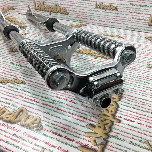 Fourche télescopique chromée pour PIAGGIO 50 CIAO EURO 1 2 MIX TEEN ro 175853 814427, pivot de 25 mm