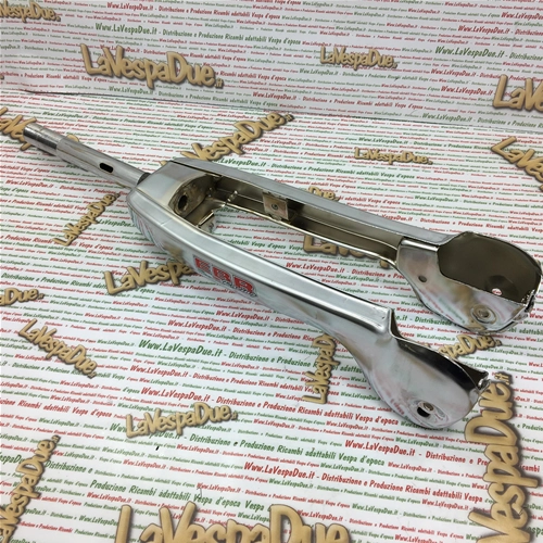 Forcella forcina anteriore cromata EBR Racing per PIAGGIO 50 CIAO EURO 1 2 MIX TEEN r.o. 175853 814427 canotto 25 mm