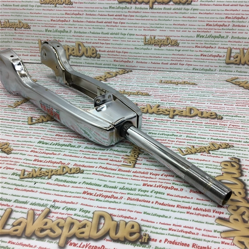 Forcella forcina anteriore cromata EBR Racing per PIAGGIO 50 CIAO EURO 1 2 MIX TEEN r.o. 175853 814427 canotto 25 mm