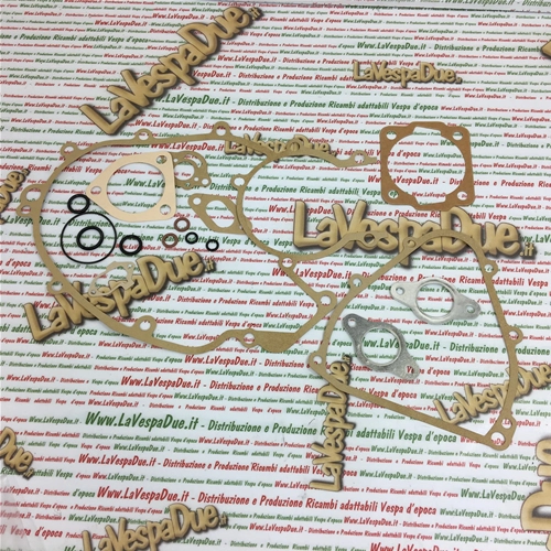 ORIGINAL PIAGGIO KOMPLETTER MOTORDICHTUNGSSATZ MIT O-RING UND VERGASER FÜR VESPA 50 90 125 von 1965 bis 1984 NLR SPECIAL SS SUPER SPRINTER ET3 PRIMAVERA NUOVA 125 RO 091925