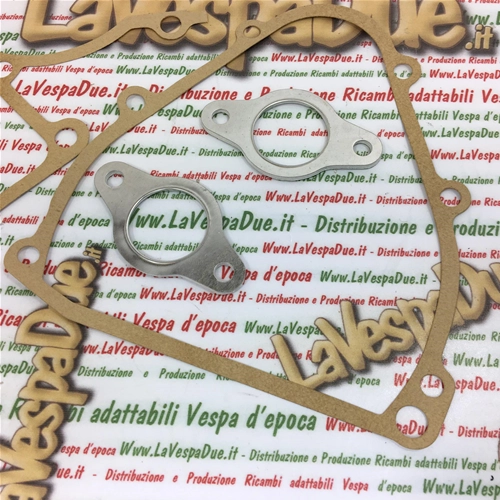ORIGINAL PIAGGIO KOMPLETTER MOTORDICHTUNGSSATZ MIT O-RING UND VERGASER FÜR VESPA 50 90 125 von 1965 bis 1984 NLR SPECIAL SS SUPER SPRINTER ET3 PRIMAVERA NUOVA 125 RO 091925