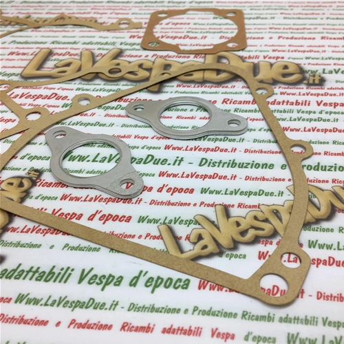 ORIGINAL PIAGGIO KOMPLETTER MOTORDICHTUNGSSATZ MIT O-RING UND VERGASER FÜR VESPA 50 90 125 von 1965 bis 1984 NLR SPECIAL SS SUPER SPRINTER ET3 PRIMAVERA NUOVA 125 RO 091925