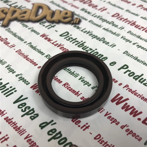 Joint d'huile CORTECO Viton marron 24 x 35 x 7 à double lèvre pour vilebrequin côté volant moteur pour VESPA PK 125 S ETS N XL XL 125 150 180 200 GTR TS SPRINT VELOCE SUPER RALLY PX PE COSA GILERA 125 150 180 AC LC