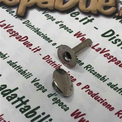Remache Remaches de pasador Cabeza de remache mm 11 Perfiles de fijación VESPA Cubierta del capó Asiento y LAMBRETTA ro 018074