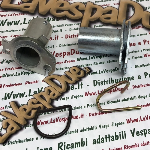 Kit de poleas y tubos para soporte de cables de cambio de marchas y acelerador para VESPA 50 90 125 150 160 180 200 R SS PRIMAVERA ET3 GT GTR SUPER SPRINT VELOCE RALLY ro 070569 101192 070573