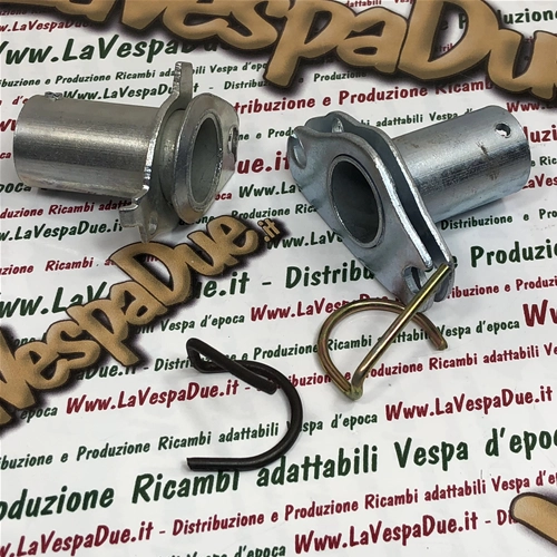 Kit de poleas y tubos para soporte de cables de cambio de marchas y acelerador para VESPA 50 90 125 150 160 180 200 R SS PRIMAVERA ET3 GT GTR SUPER SPRINT VELOCE RALLY ro 070569 101192 070573