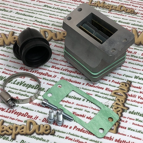 Kompletter Membranventil-Ansaugkrümmer PINASCO SLAVE 25381100 für VESPA PX 80 125 150 200