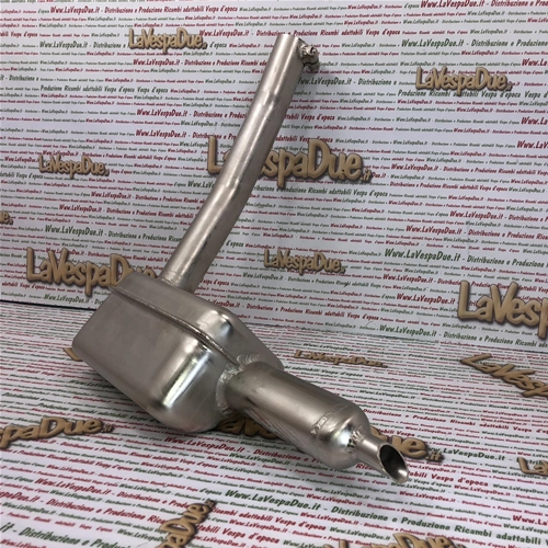 Silenciador de níquel mate para VESPA 125 V11T V12T para Hoffmann Rod Gear, faro delantero bajo