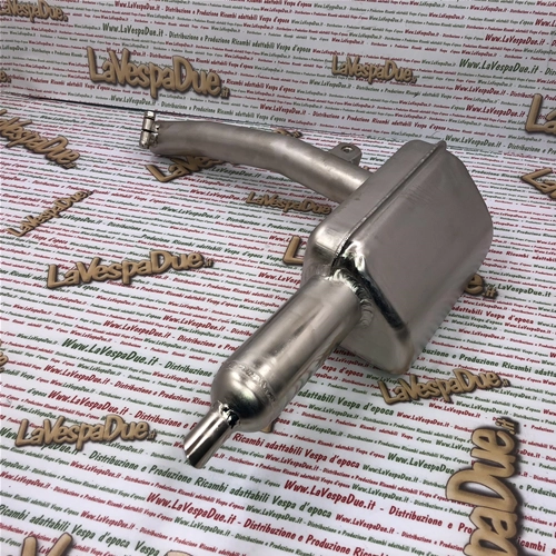 Silenciador de níquel mate para VESPA 125 V11T V12T para Hoffmann Rod Gear, faro delantero bajo