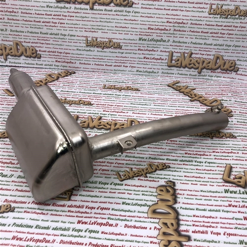 Silenciador de níquel mate para VESPA 125 V11T V12T para Hoffmann Rod Gear, faro delantero bajo