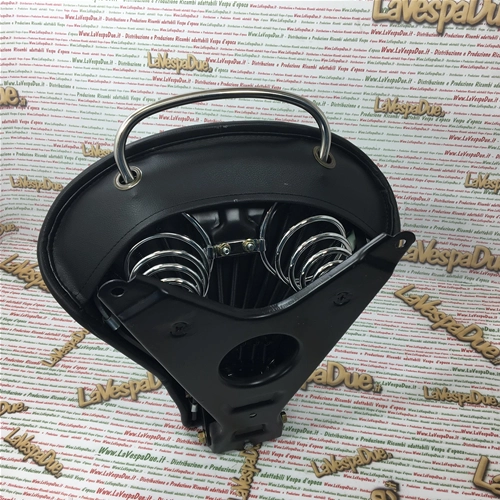 Estructura delantera de asiento individual completa con cubierta para VESPA 150 struzzo VL1T de 1954 a 1956.