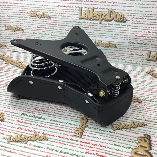 Estructura delantera de asiento individual completa con cubierta para VESPA 150 struzzo VL1T de 1954 a 1956.