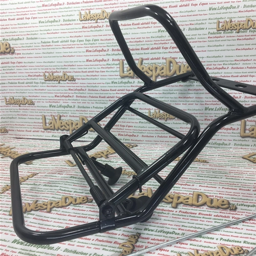 Rear pannier rack painted black for VESPA 125 150 180 200 gs VBA VBB VNB TS GS SS SPRINT 180 RALLY GT GTR SUPER GL