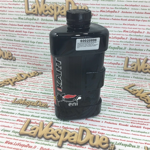 Aceite sintético ENI KART 2T con aceite de ricino para scooters VESPA Ape Lambretta Moto 150 125 200 1 litro