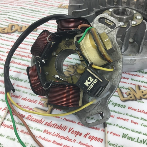 Stator et volant moteur électronique 12 V complets pour LAMBRETTA GP TV SX 175 200, diamètre de la partie étroite du cône 18 mm