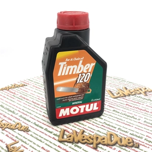 MOTUL TIMBER 120 Kettenschmierstoff, 1-Liter-Dose, Kettensägenkettenschmierstoff, neue, haftstärkere Formel