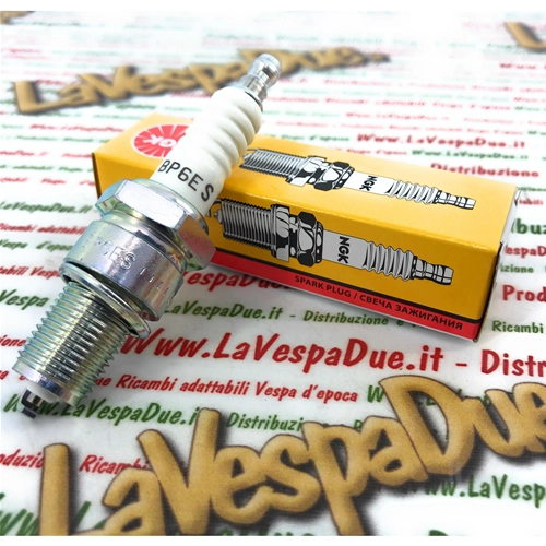 Candela NGK BP6ES per BETA BMW MOTOGUZZI YAMAHA FIAT 124 berlina MBK MOTOSPEZIAL SANGLAS SUZUKI URAL ZUNDAPP