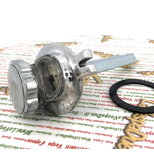 Bouchon de réservoir avec indicateur de niveau de mélange à flotteur VESPA 125 150 160 180 200 V1 V15 V30 V33 VM VN VB1 GS RALLY SPRINT TS VNB VBB VBA GT GTR GL GS ACMA N HOFFMANN accessoire de réserve