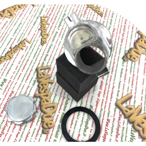 Bouchon de réservoir avec indicateur de niveau de mélange à flotteur VESPA 125 150 160 180 200 V1 V15 V30 V33 VM VN VB1 GS RALLY SPRINT TS VNB VBB VBA GT GTR GL GS ACMA N HOFFMANN accessoire de réserve