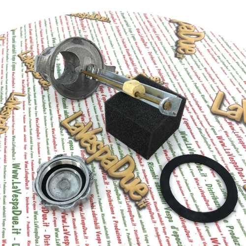 Bouchon de réservoir avec indicateur de niveau de mélange à flotteur VESPA 125 150 160 180 200 V1 V15 V30 V33 VM VN VB1 GS RALLY SPRINT TS VNB VBB VBA GT GTR GL GS ACMA N HOFFMANN accessoire de réserve