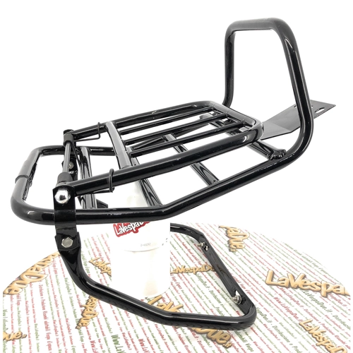 Portaequipajes trasero pintado de negro para VESPA PX PE 125 150 200