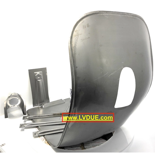 Scudo pedana completo di RINFORZI e NASELLO esagonale per VESPA 125 150 180 200 GT GTR TS SPRINT VELOCE RALLY anni 70