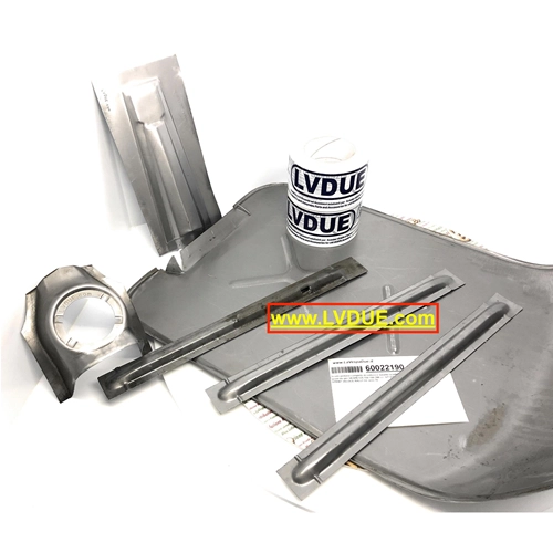 Protection complète de repose-pieds avec renforts et nez carré pour VESPA 125 150 180 200 GT GTR TS SPRINT VELOCE RALLY GL 70s