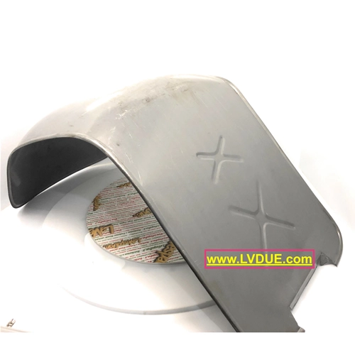 Scudo pedana completo di RINFORZI e NASELLO esagonale per VESPA 125 150 180 200 GT GTR TS SPRINT VELOCE RALLY anni 70
