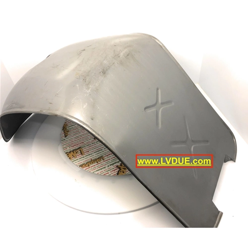 Scudo pedana completo di RINFORZI e NASELLO esagonale per VESPA 125 150 180 200 GT GTR TS SPRINT VELOCE RALLY anni 70