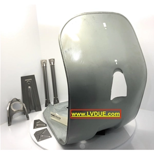 Scudo pedana completo di rinforzi e nasello scudetto esagonale VESPA 50 N L R con faro tondo 125 PRIMAVERA ET3 Premium Quality