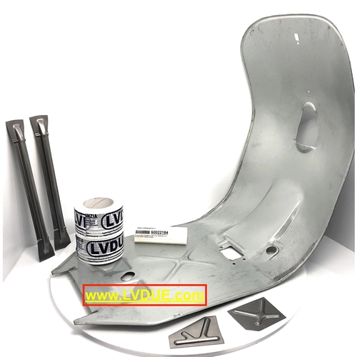 Scudo pedana completo di rinforzi per VESPA 50 N L R 125 PRIMAVERA ET3 con faro tondo Premium Quality
