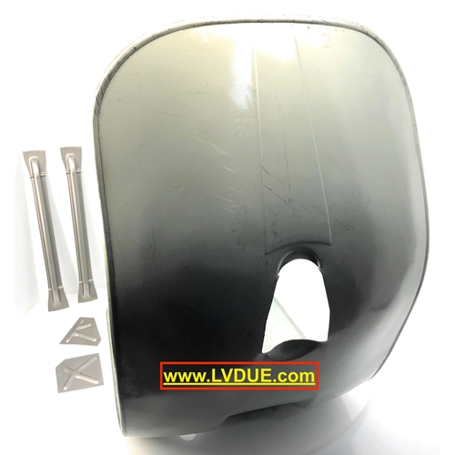 Scudo pedana completo di rinforzi per VESPA 50 SPECIAL ELESTART faro quadro