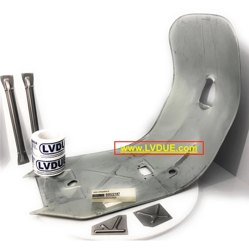 Scudo pedana completo di rinforzi per VESPA 50 SPECIAL ELESTART faro quadro