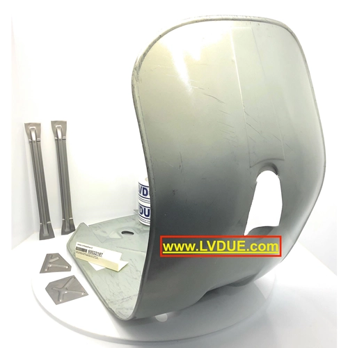 Scudo pedana completo di rinforzi per VESPA 50 SPECIAL ELESTART faro quadro