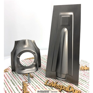 Grille de calandre avant en tôle pour emblème carré VESPA 50 90 125 SS NLR VMA1T, support de klaxon 4 trous